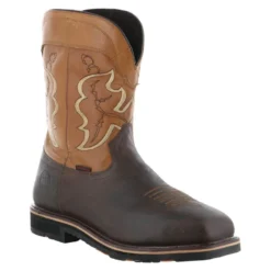 Hoss Showdown Composite Toe Western Boot Brown
