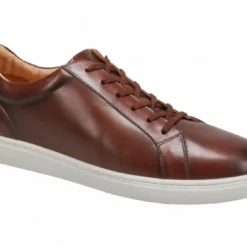 Michael Ellis Brenden Lace-Up Sneaker Tobacco