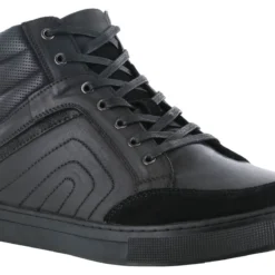 Propet Kenton High Top Casual Sneaker All Black