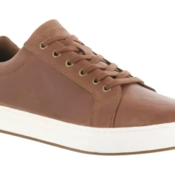 Propet Koda Leather Sneaker Tan