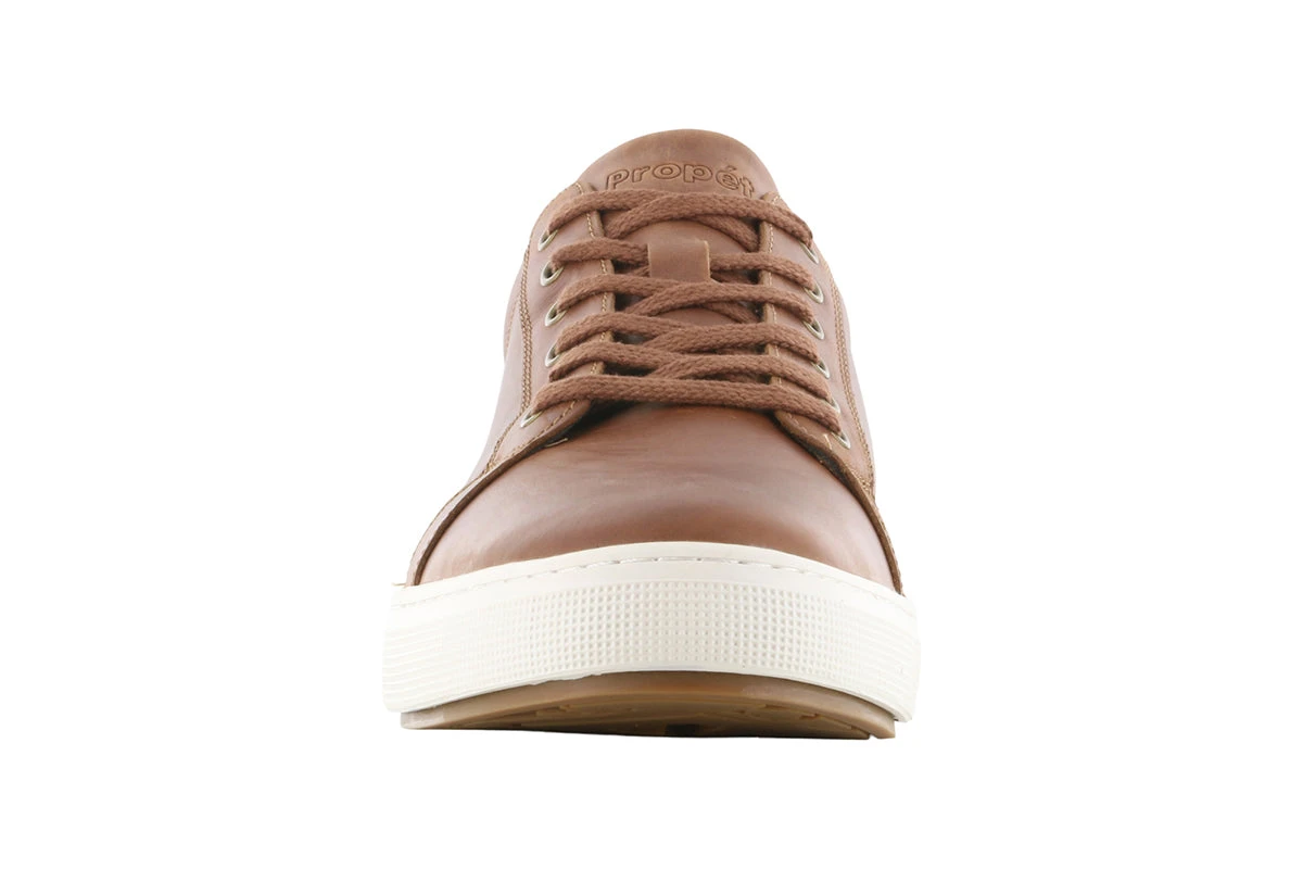 Propet Koda Leather Sneaker Tan - Image 4