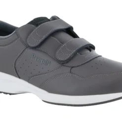 Propet Lifewalker Strap Dark Grey