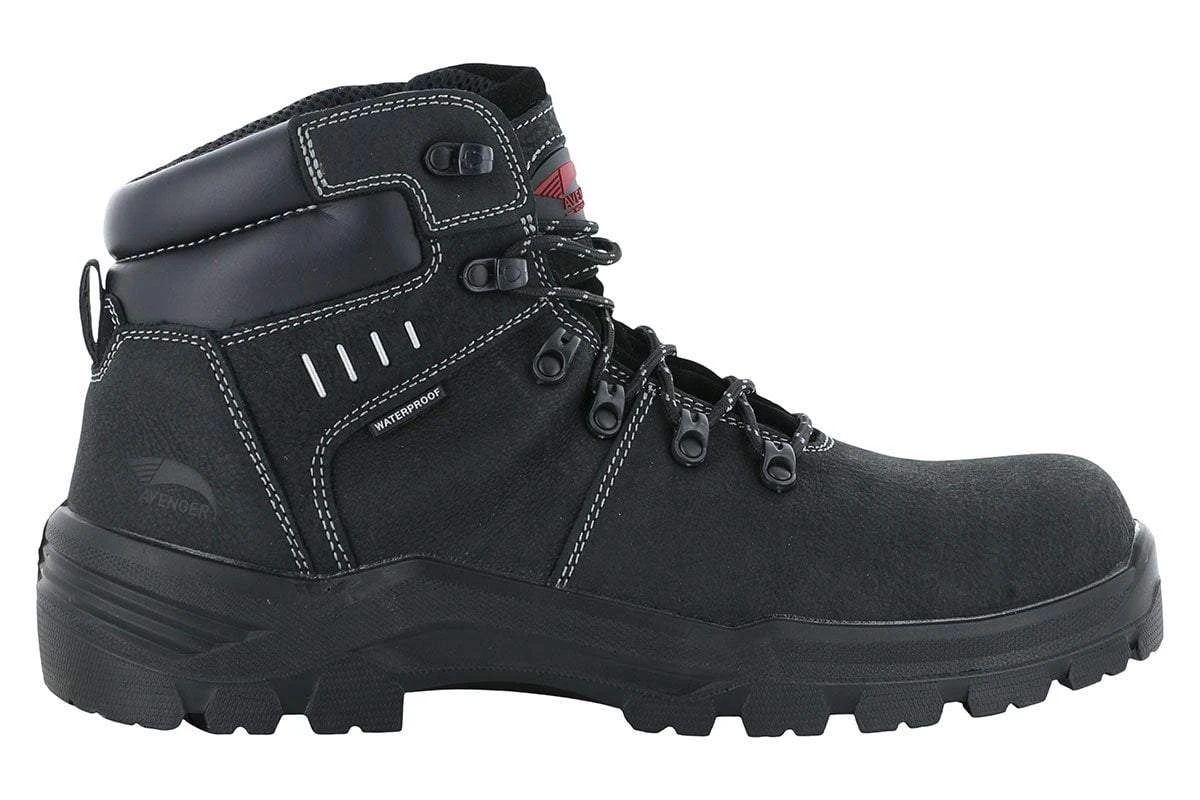 Avenger 7400 Waterproof Composite Toe Boot Black - Image 3