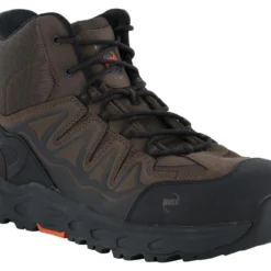 Hoss Eric Hi Aluminum Safety Toe Brown